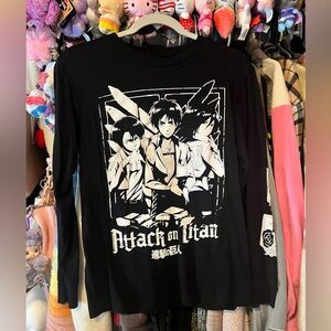 Attack On Titan Long Sleeve Graphic Tee